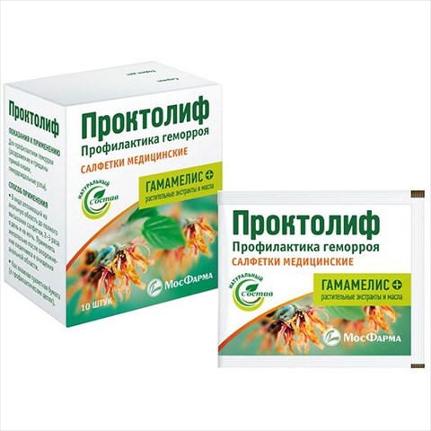 проктолиф салфетки медицинские n10 фото