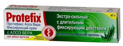 протефикс крем фиксирующий для зубных протезов алоэ 40 мл фото