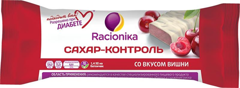 рационика сахар-контроль батончик вишня 50 г  фото