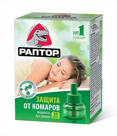 раптор жидкость для фумигатора без запаха 30 ночей фото