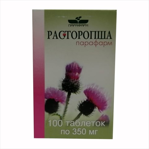 расторопша парафарм таб n100 фото