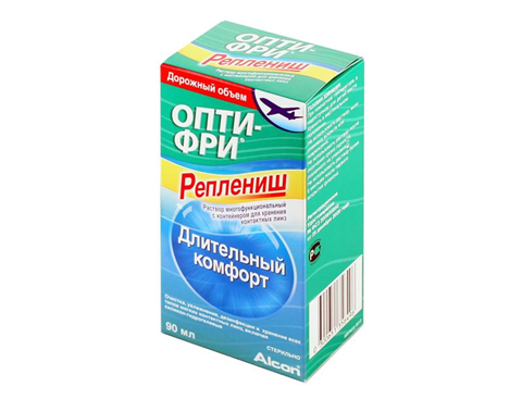опти-фри реплениш раствор для контактных линз 90 мл фото