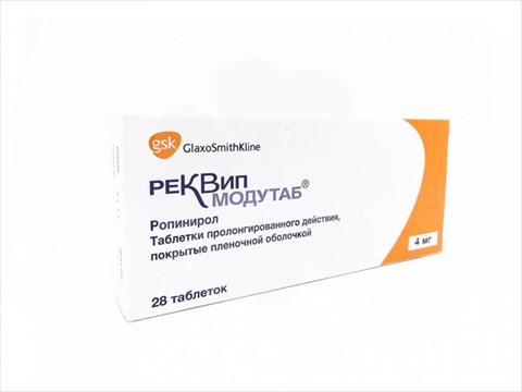 реквип модутаб таб ппо пролонг 4мг n28 glaxo wellcome s a  фото