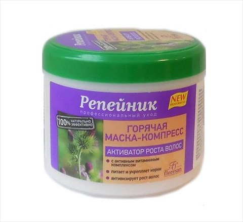 флоресан репейник маска-компресс горячая для волос 450мл активатор роста фото