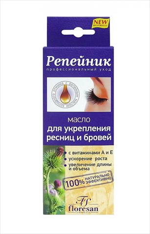 флоресан репейник масло для ресниц и бровей 8мл укрепл фото