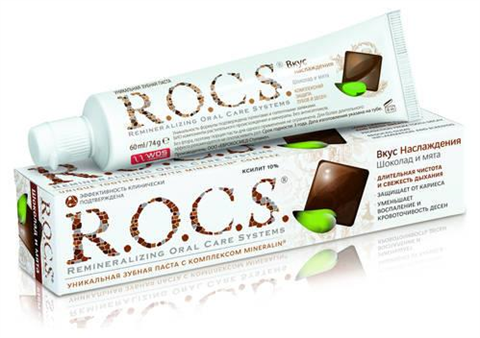 рокс зубная паста шоколад и мята 74 г фото