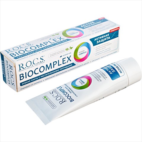 рокс биокомплекс з/паста 94г активная защита фото