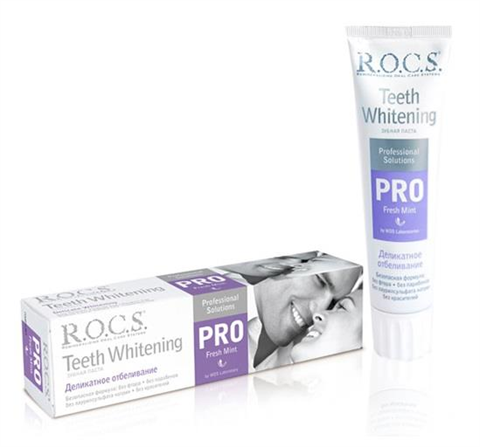 рокс про зубная паста деликатное отбеливание свежая мята 135 г фото