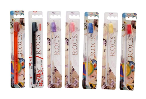 рокс зубная щетка классическая жесткая фото