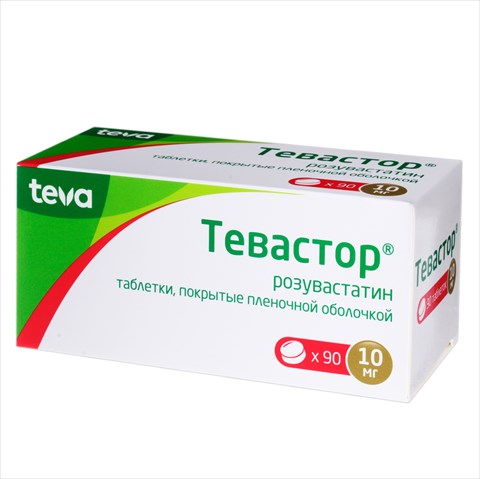 розувастатин-тева таб ппо 10мг n90 фото