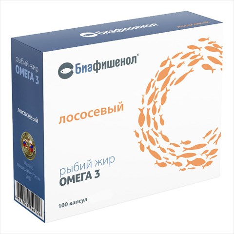 рыбий жир биафишенол лососевый капс, n 100 фото