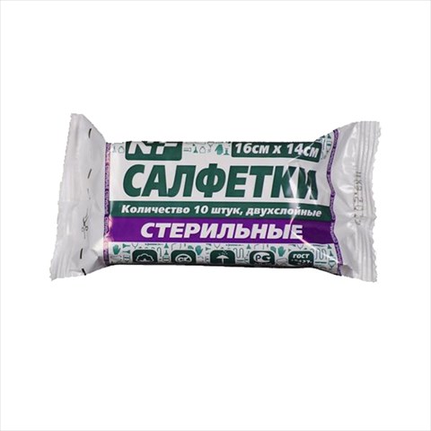 салфетки стер 16смx14см n10 2-х слойные фото