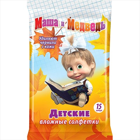 маша и медведь салфетки влаж n15 фото