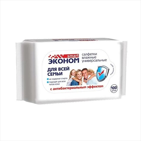 эконом смарт салфетки влаж n100 для всей семьи фото
