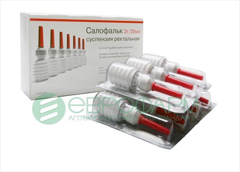 салофальк сусп рект 2г 30мл n7 dr falk pharma фото