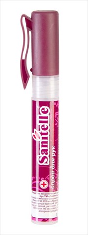 санитель спрей для рук антисептический 7 мл красный фото