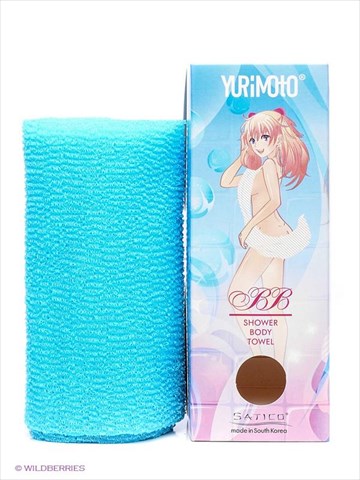 сатико мочалка юри для глубокого очищения 28*110  фото