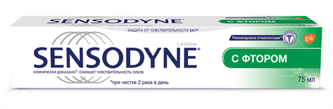 сенсодин f з/паста 75мл с фтором фото
