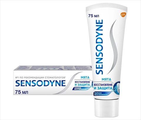 сенсодин восстановление и защита з/паста 75мл фото