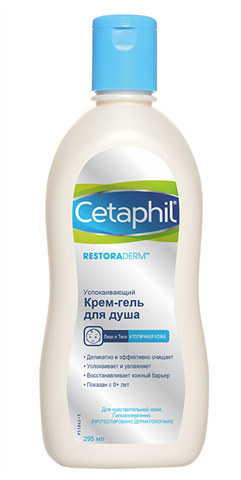 сетафил ресторадерм крем-гель для душа 295мл успокаив фото