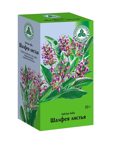 шалфей листья 50 г фото