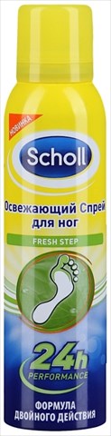 шоль фреш степ спрей для ног освежающий 150 мл фото