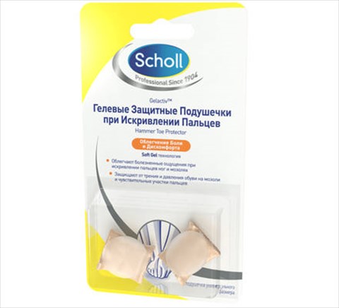 шоль подушечка гелевая при искривлении многоразовая n2 шт фото