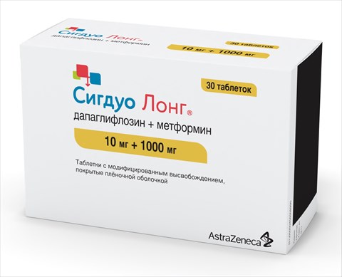 сигдуо лонг таб ппо с модиф высвоб 10мг плюс 1000мг n30 фото