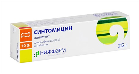синтомицин линим 10% 25г фото