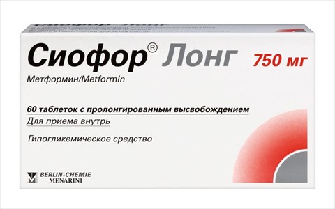 сиофор лонг таб с пролонг высвоб 750мг n60 фото