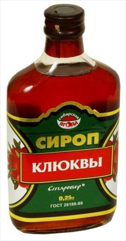 сироп клюква 250мл фото