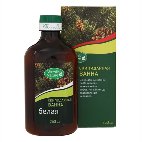 скипидарная эмульсия 250мл для ван белая фото