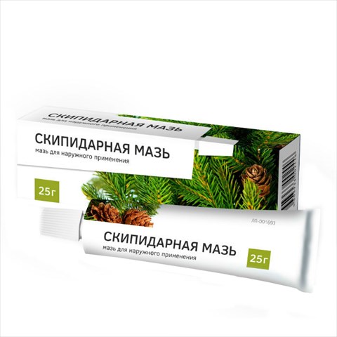 скипидарная мазь для наруж примен 25г фото