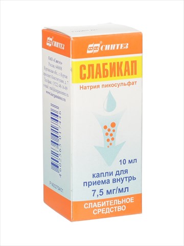 слабикап капли для внутр примен 7,5мг/мл 10мл фото