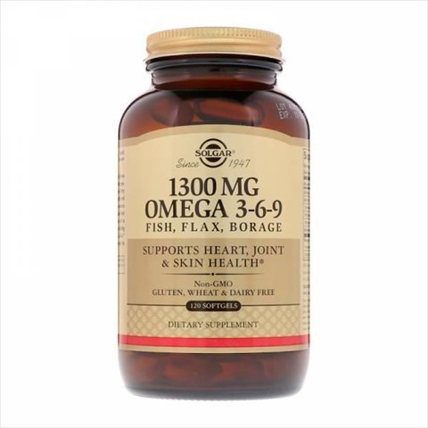 солгар комплекс жирных кислот 1300 мг омега 3-6-9 n120 капс фото