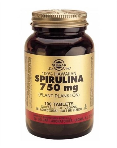 солгар спирулина 750 мг n100 табл фото