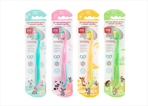 сплат кидс з/щетка 2-8 лет с ионами серебра фото