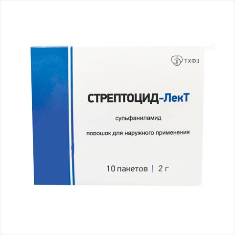 стрептоцид-лект пор для наруж примен 2г n10 фото
