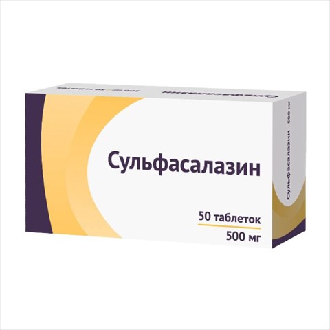 сульфасалазин-озон таб ппо 500мг n50 фото