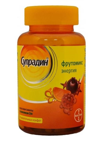 супрадин фрутомикс конфеты жевательные n70 фото