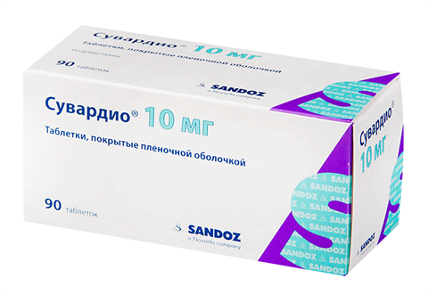 сувардио таб ппо 10мг n90 фото