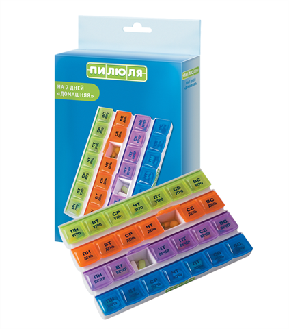 таблетница пилюля на 7 дней домашняя фото