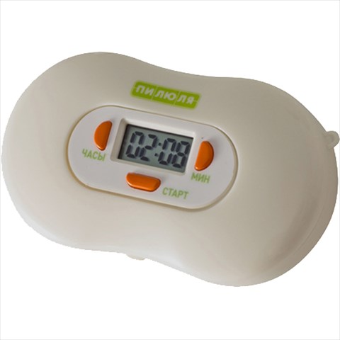 таблетница пилюля с таймером для 3-х лекарств фото