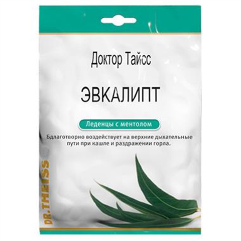 доктор тайсс леденцы эвкалипт и ментол 50 г фото