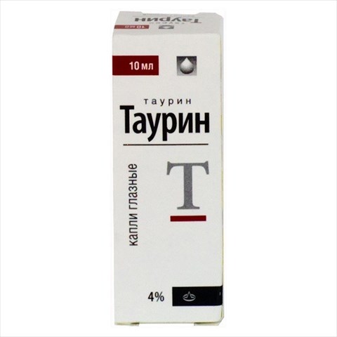 таурин капли глазн 4% 10мл фото
