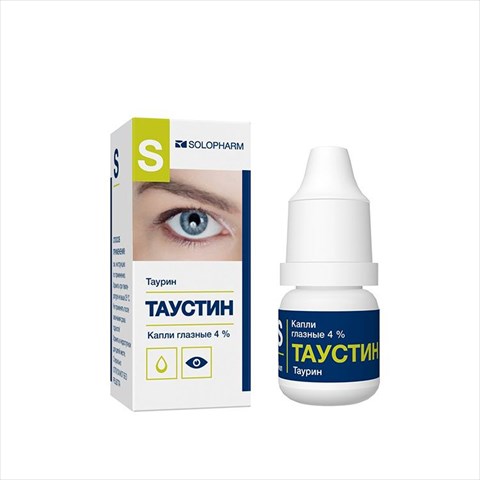 таустин капли глазн 4% 10мл таурин-солофарм фото