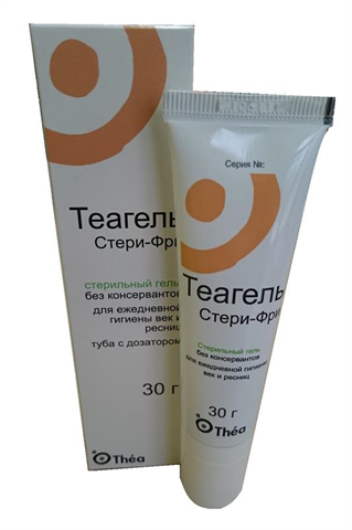 теагель стери-фри гель для век и ресниц 30г фото