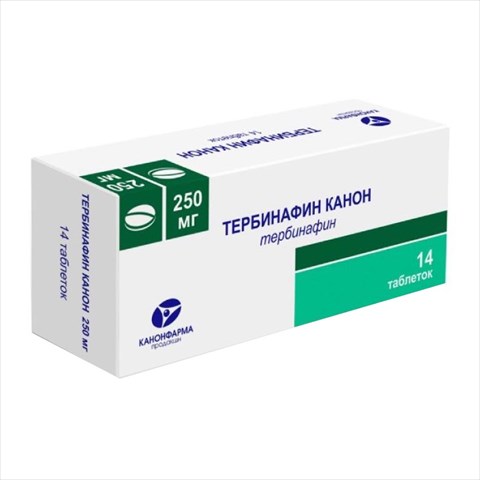 тербинафин-канон таб 250мг n14 фото