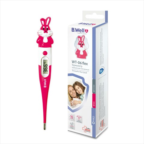 термометр цифровой wt-06(кролик) с гибким наконечником фото