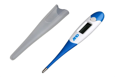термометр and dt-623 электронный с нетравмирующим гибким наконечником фото